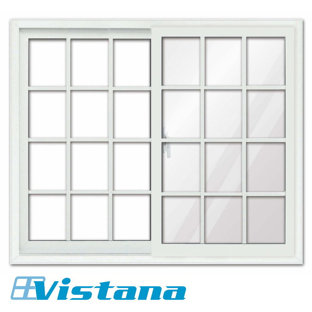 VENTANA DE UPVC FRANCESA 1.20m X 1.50m VISTANA