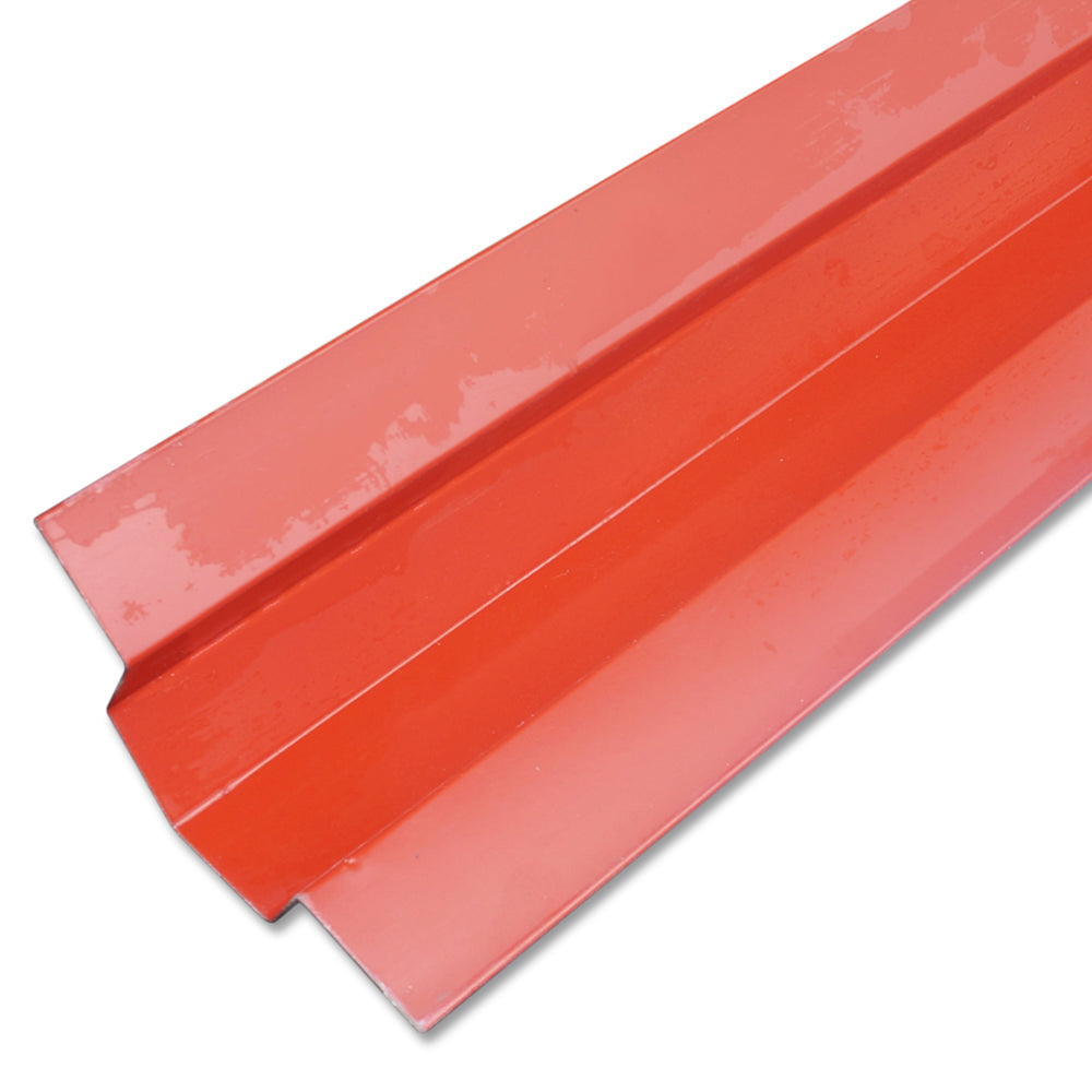 TAPA CANAL LIMA HONDA PARA TEJA METALICA 8 PIES ACABADO ROJO TEJAGALA