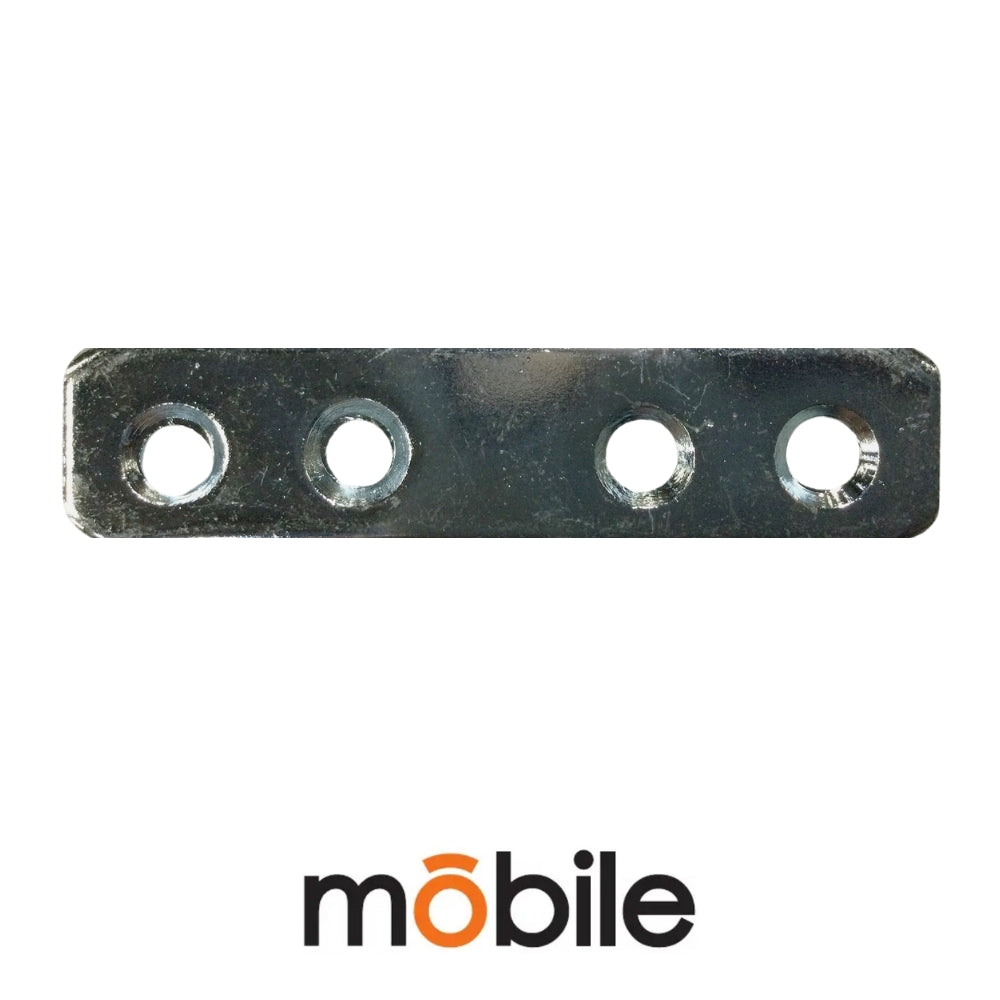 PLATINA RECTANGULAR ACERO ZINCADO 64 X 16 X 1.6mm