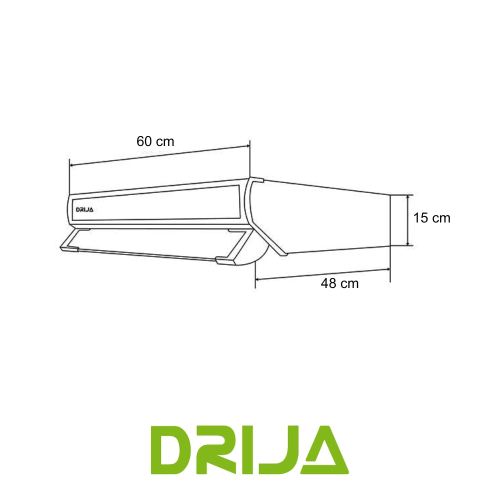 EXTRACTOR DE GRASA CAMPANA 60 CM ACERO (COMPATTO 60 ACERO)