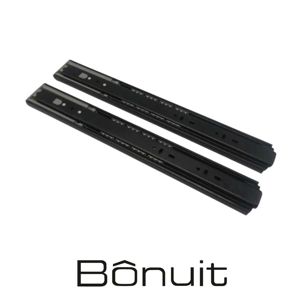 RIEL PUSH TO OPEN CON EXTENSIÓN TOTAL 45X400MM 30 KG ACERO