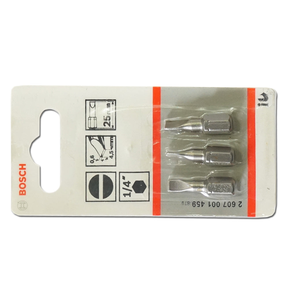 PUNTA PLANA 7/32 PULGADASX1 PULGADAS 3PZ E BOS