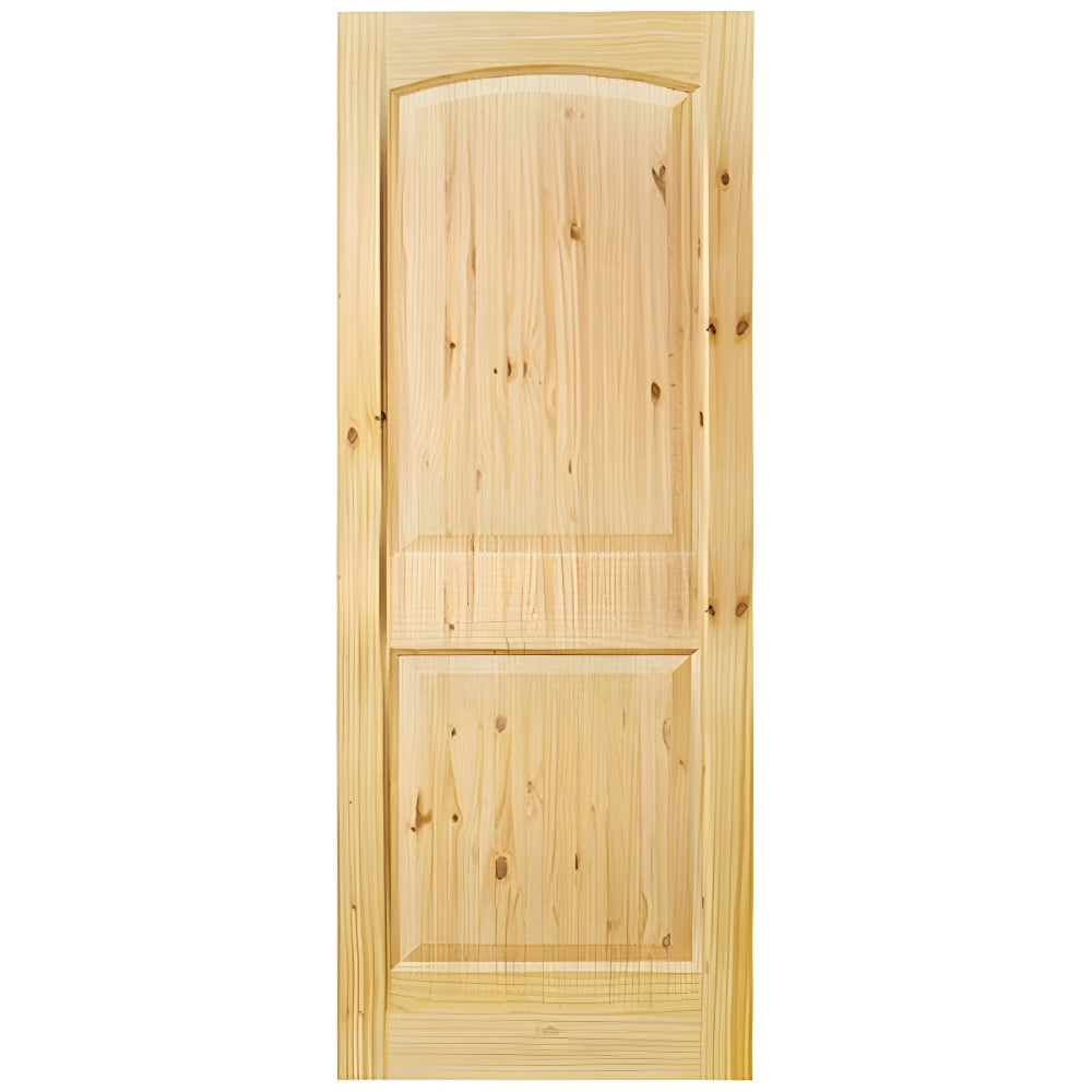 PUERTA PARA INTERIOR DE PINO CON NUDOS 2 PANELES (2X7)