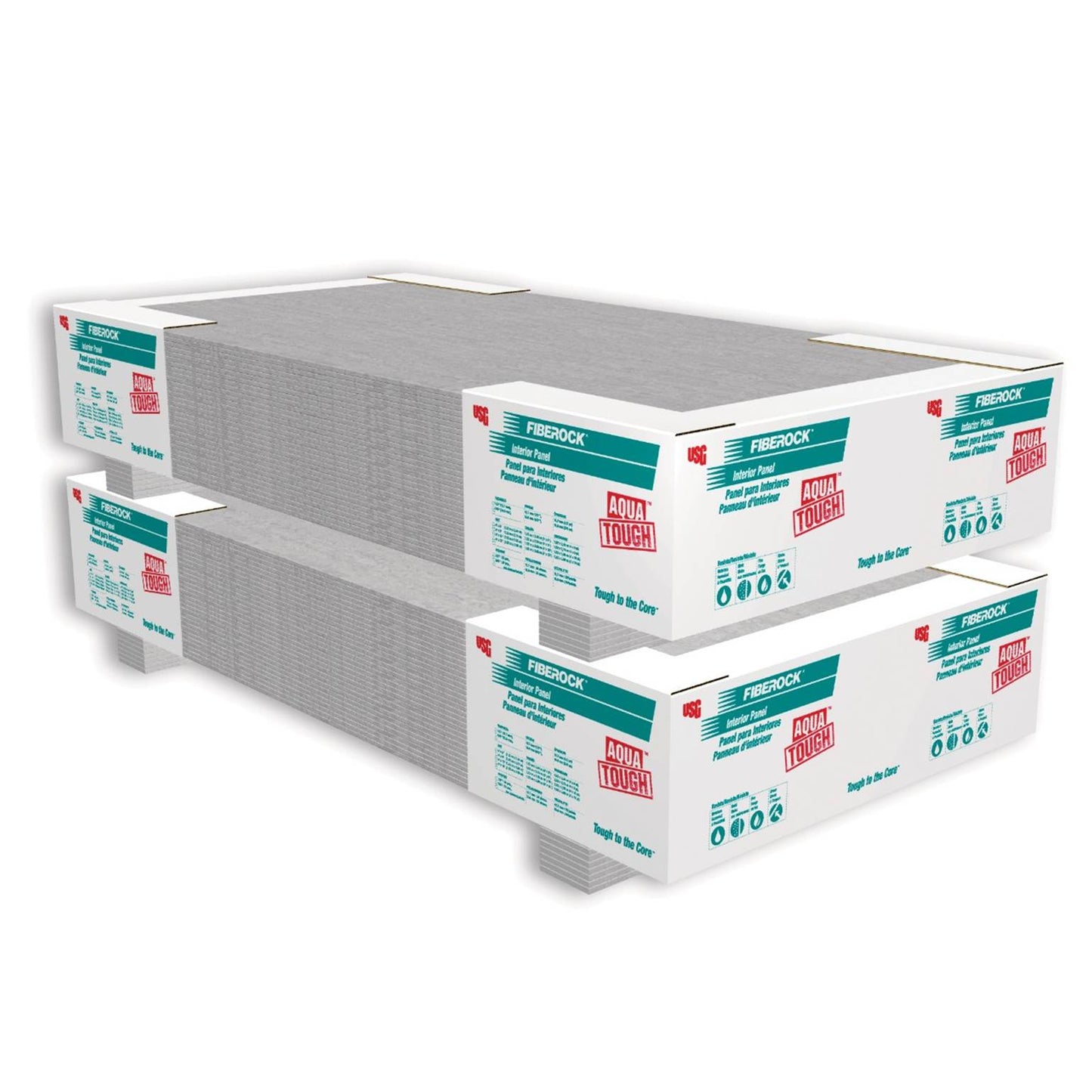 LAMINA DE GYPSUM FIBEROCK AQUA-TOUGH 4'X8'X5/8 PULGADAS USG