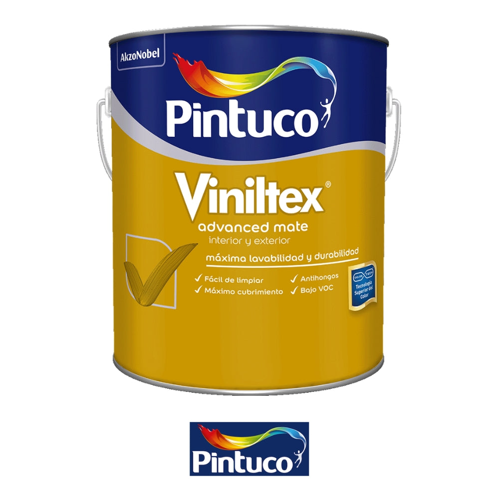 PINTURA VINILTEX SUPER LAVABLE LATEX BASE BCO 2090 GL PINTUCO