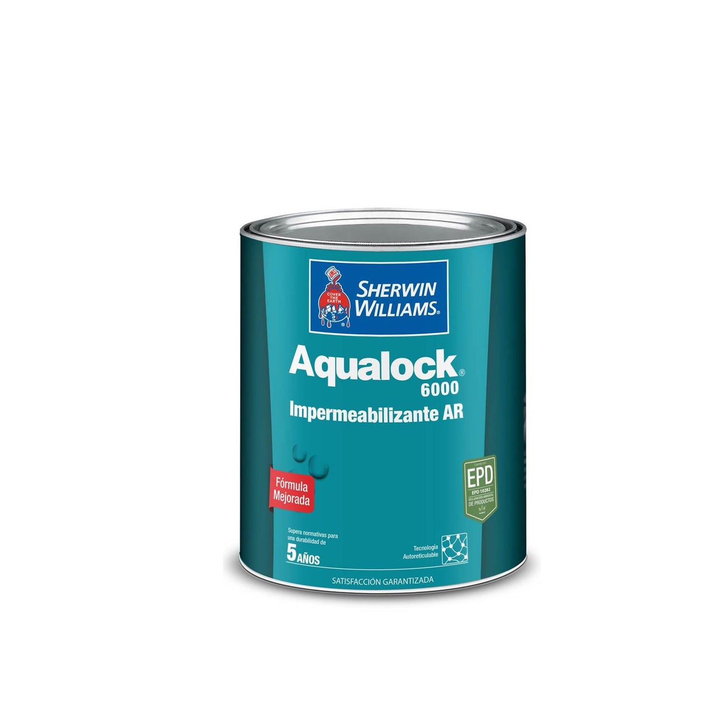 AQUALOCK 6000 IMPERMEABILIZANTE AR MATE ROJO TEJA A5RSA11-1/4 SHERWIN WILLIAMS