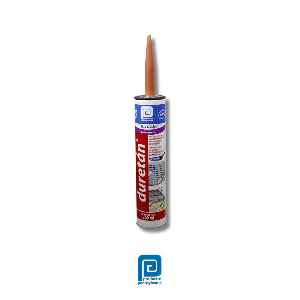 SILICONE DE POLIURETANO DURETAN TEJA CLASICO 300ML DRT06 12C