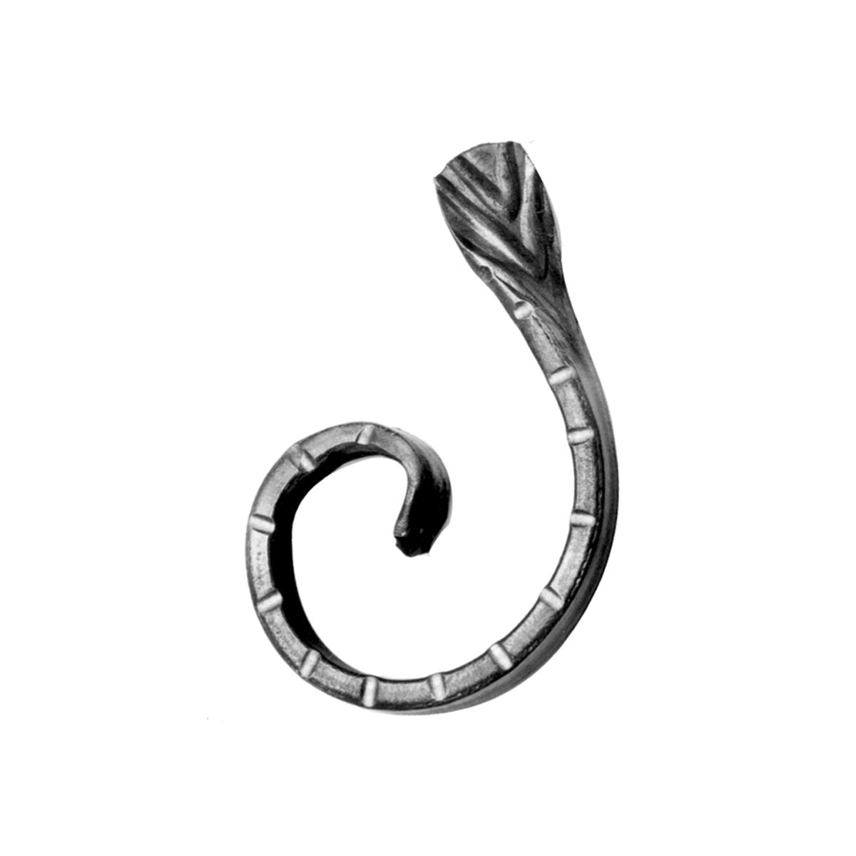 ESPIRAL DE HIERRO FORJADO 12X6X60X105mm - 64/G/4