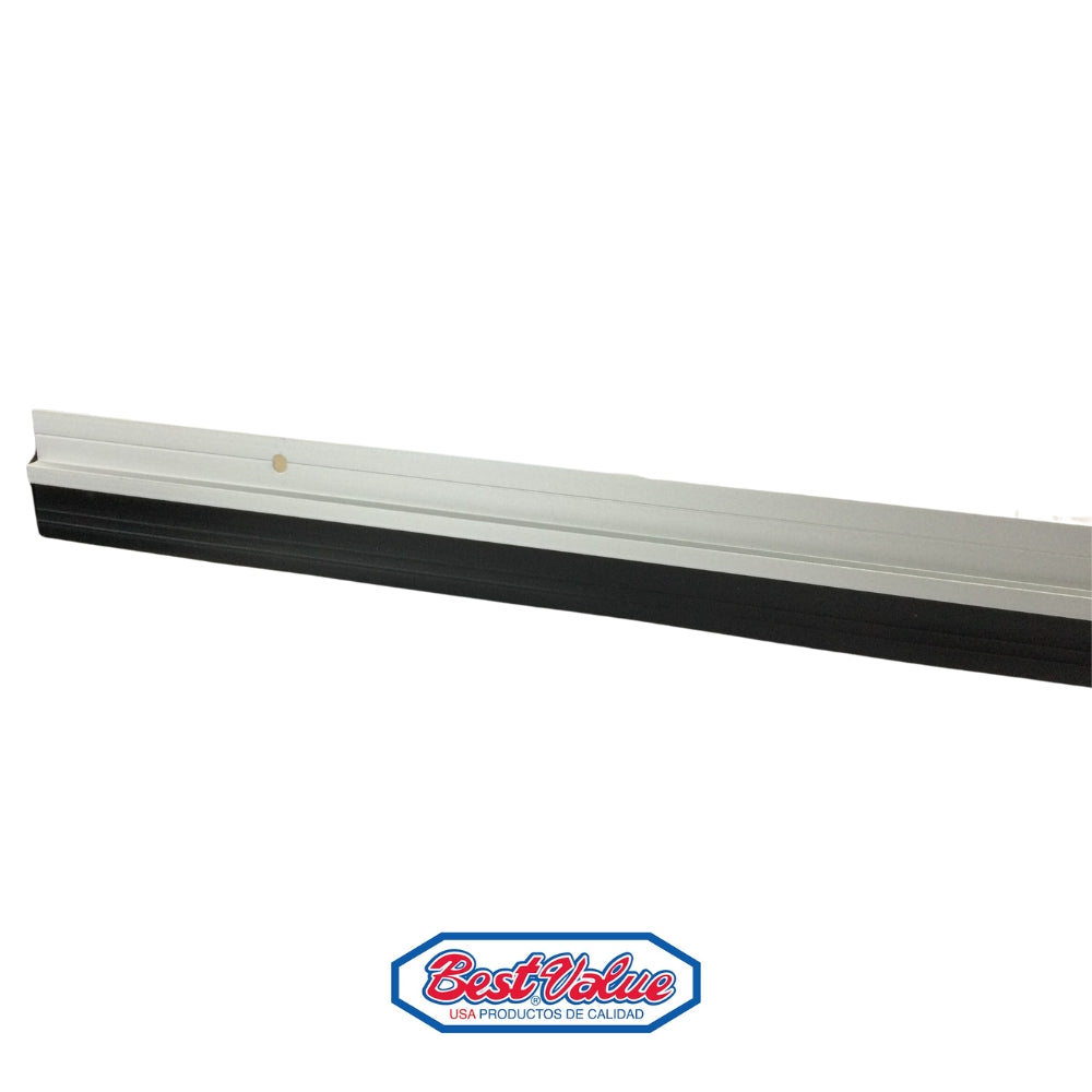 BURLETE PARA PUERTA 36-910 MM COLOR ALUMINIO