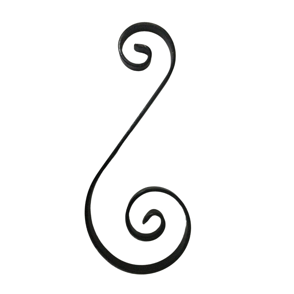 ESPIRAL DE HIERRO FORJADO 16X4X120X290mm - 74/15