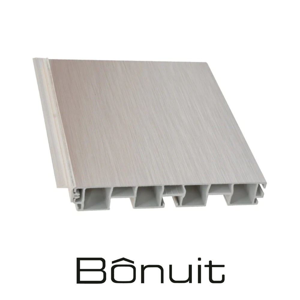ZÓCALO PVC ALUMINIZADO 100MM X 4 MTS. INCLUYE EMPAQUE TRANSPARENTE