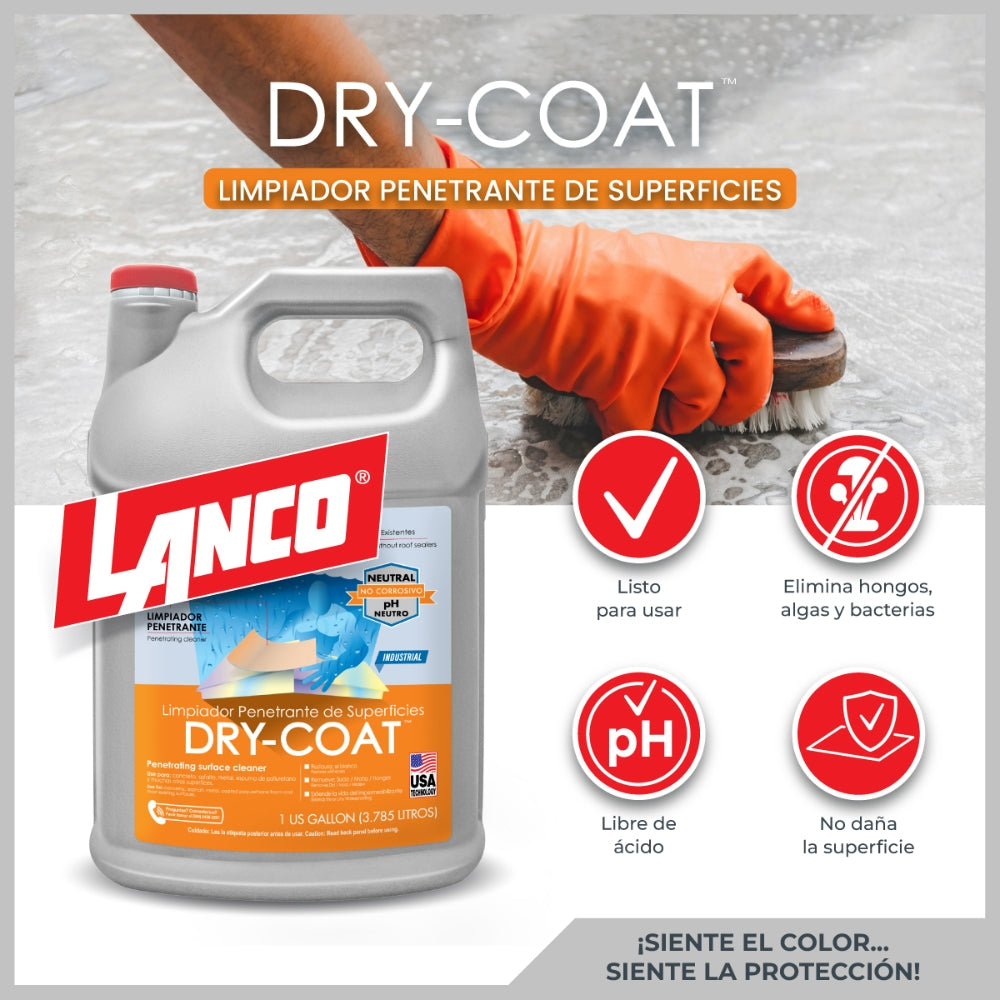 LIMPIADOR PENETRANTE DE SUPERFICIES DRY COAT GL DC2789-4 LANCO