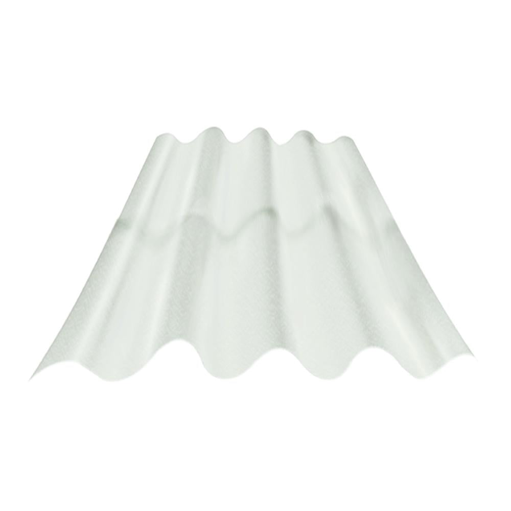 LAMINA DE POLICARBONATO TRANSPARENTE PARA TECHO CORRUGACION TIPO PANALIT 1.02M X 2.44M (40 PULGADAS X 8 PIES) PALRAM