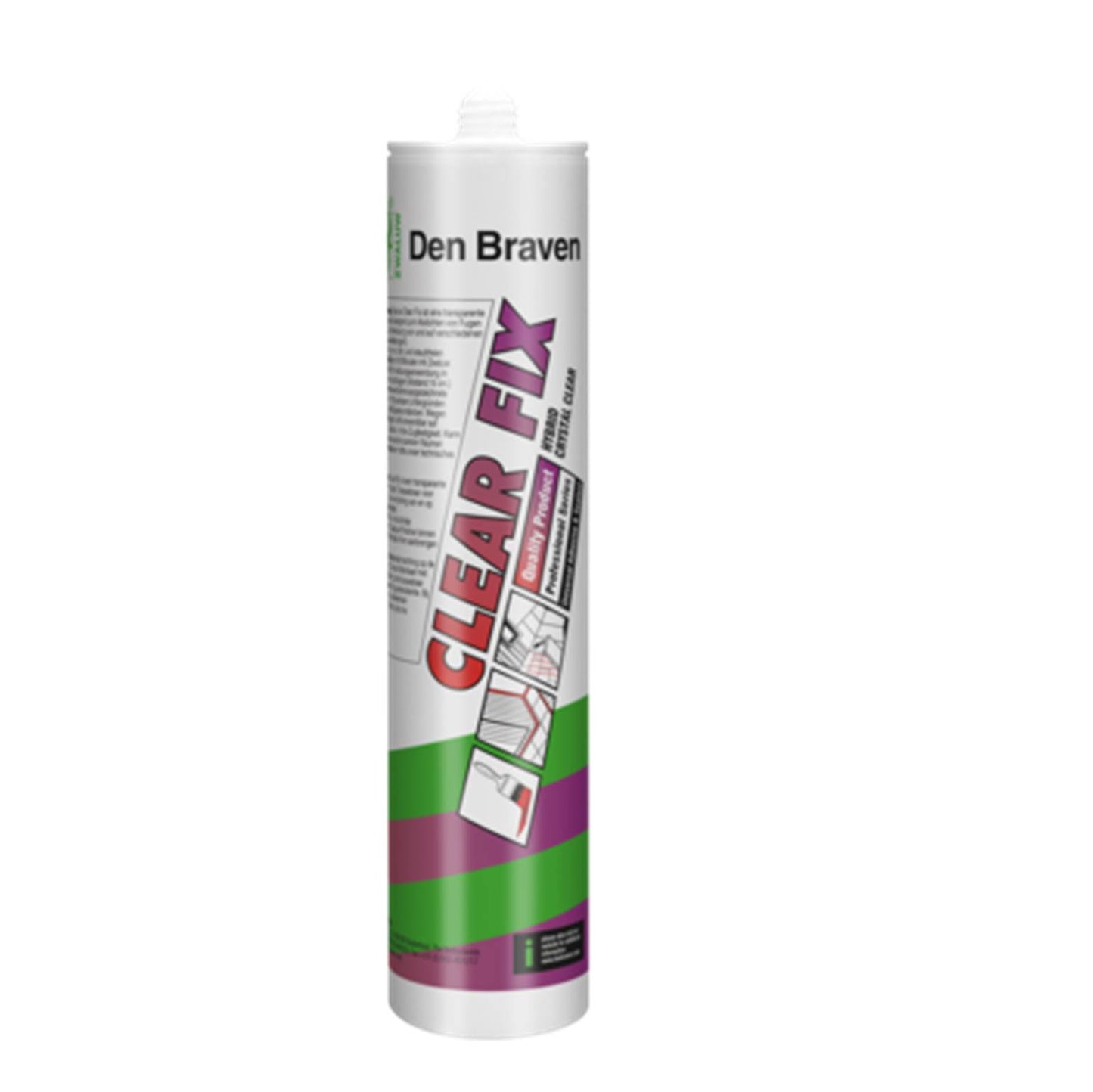 ADHESIVO SELLADOR ZWALUW CLEARFIX 290 ML TRANSPARENTE