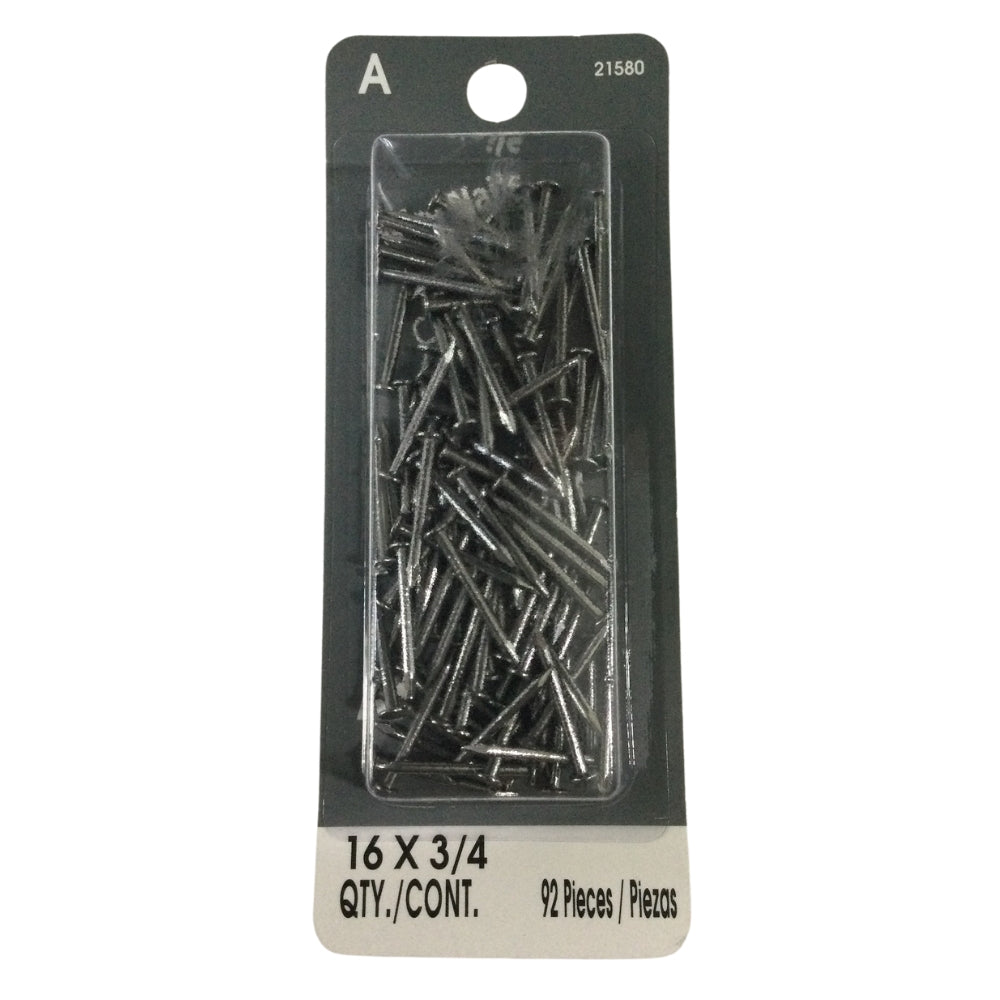 CLAVO DE ALAMBRE CON CABEZA 16GA x 3/4 PULGADAS