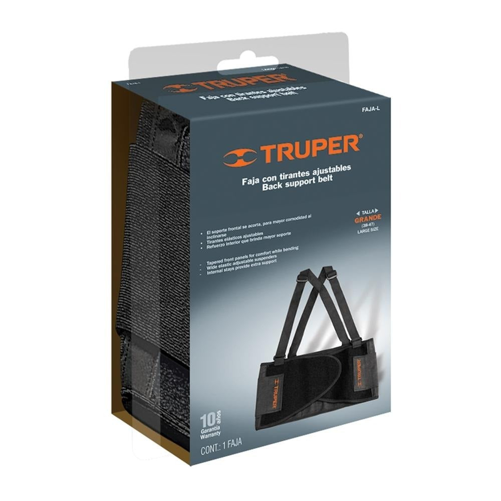FAJA CON TIRANTES AJUSTABLES LARGE TRUPER