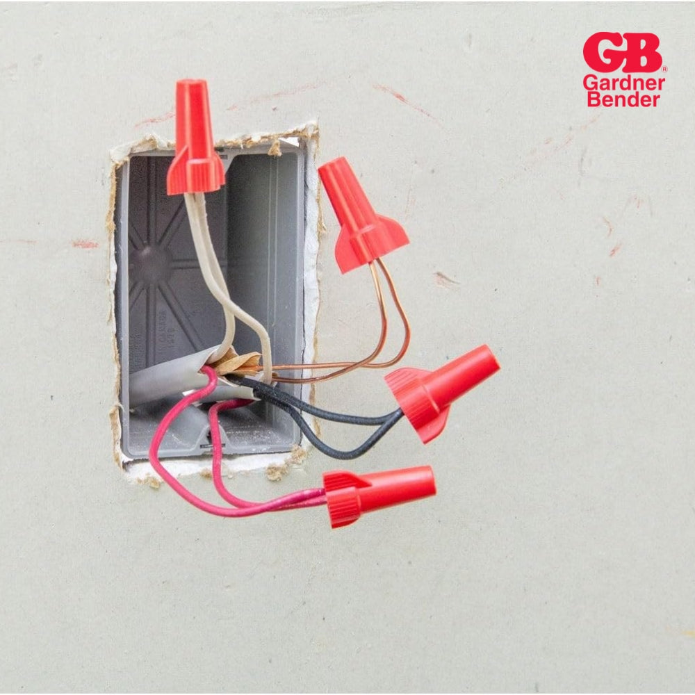 WIRE NUT ROJO CON ALAS 22-6 AWG UL GARDNER BENDER