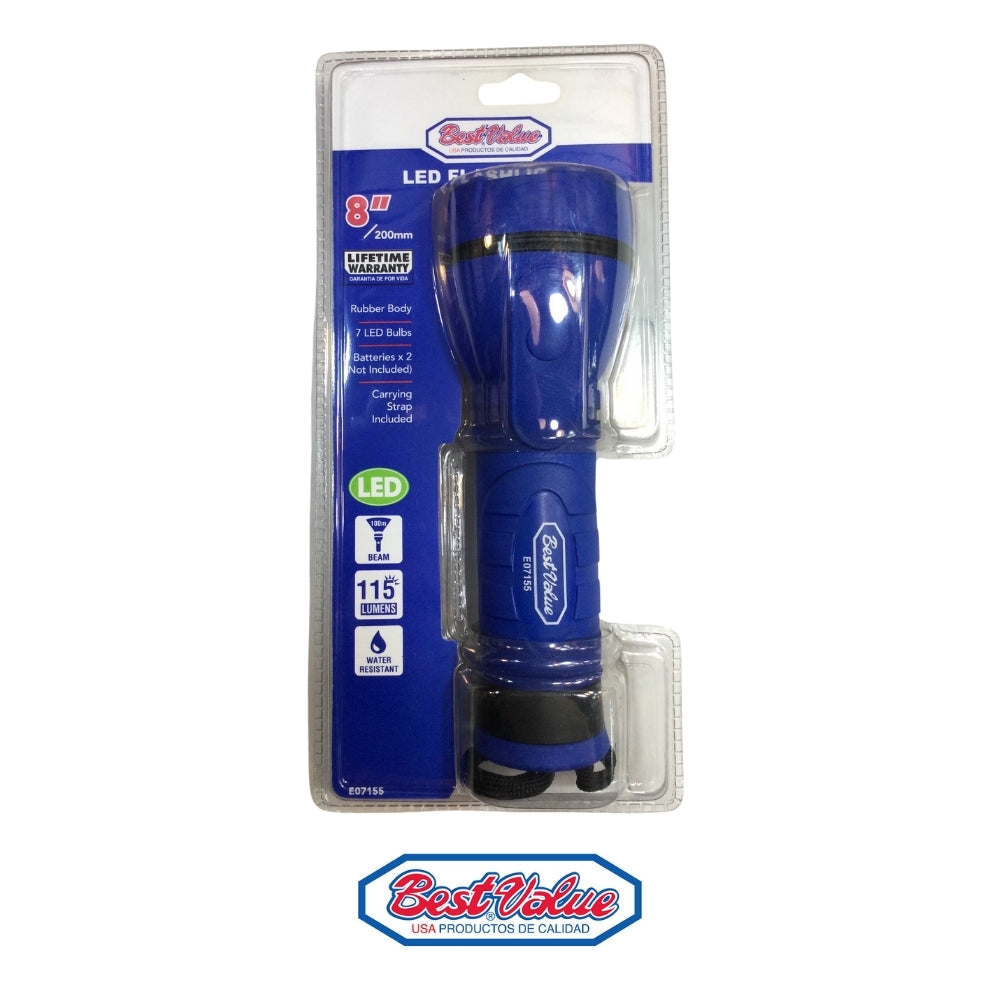 LINTERNA 7 LED 2D CAUCHO BEST VALUE