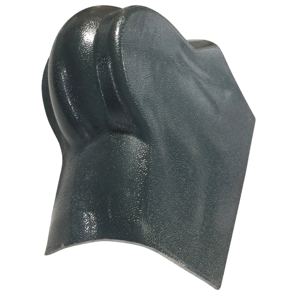 CABALLETE TERMINAL PARA TECHO DE UPVC 3.00MM GRIS ROYAL