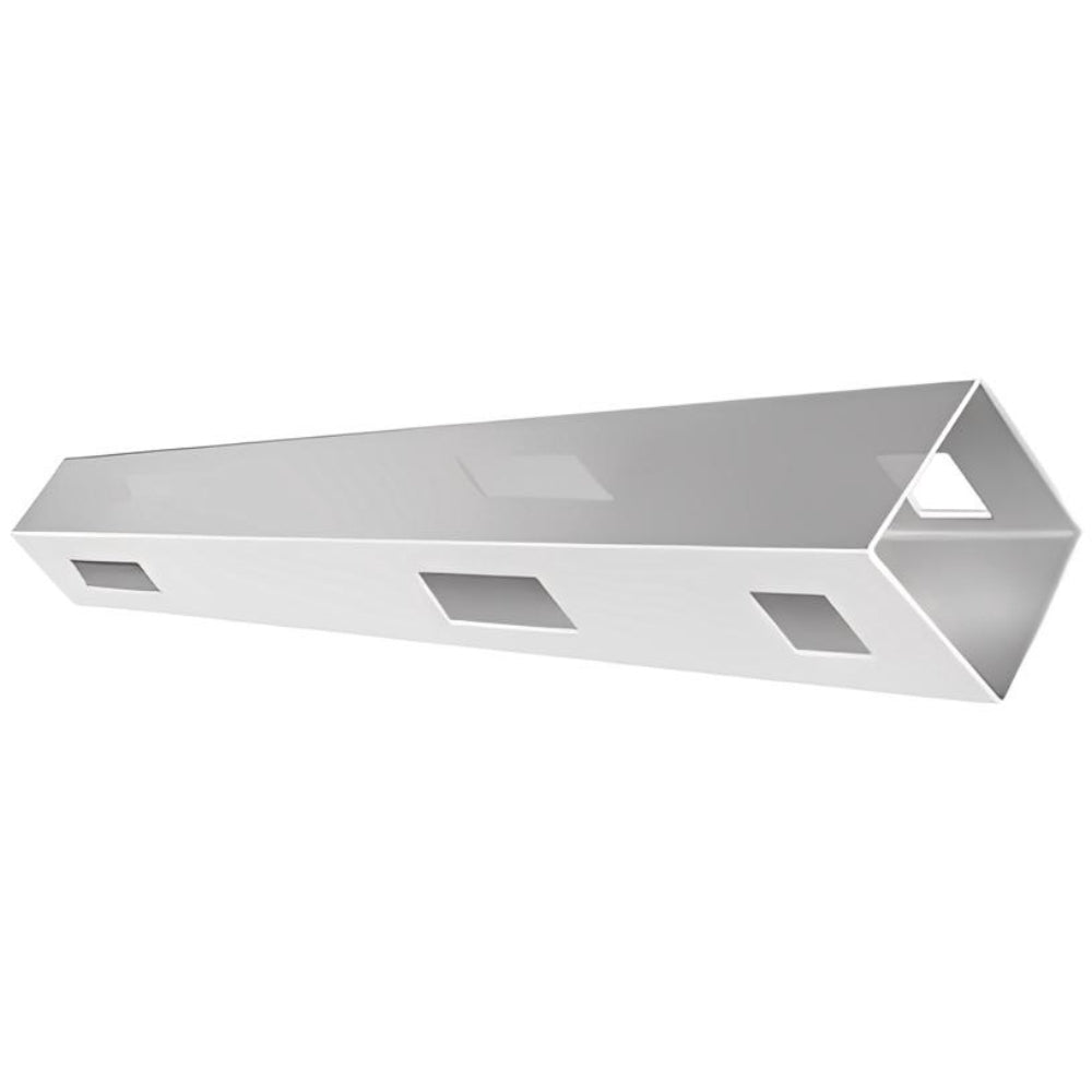 POSTE DE LINEA PARA CERCA UPVC ST004 5"X5"X102" BLANCO