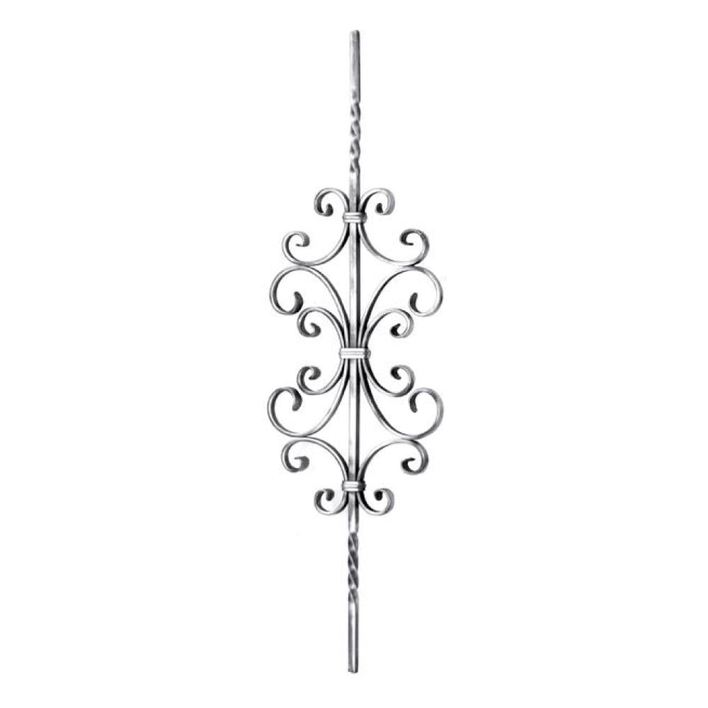 PANEL DE HIERRO FORJADO 12X12X260X900mm - 52/F/1