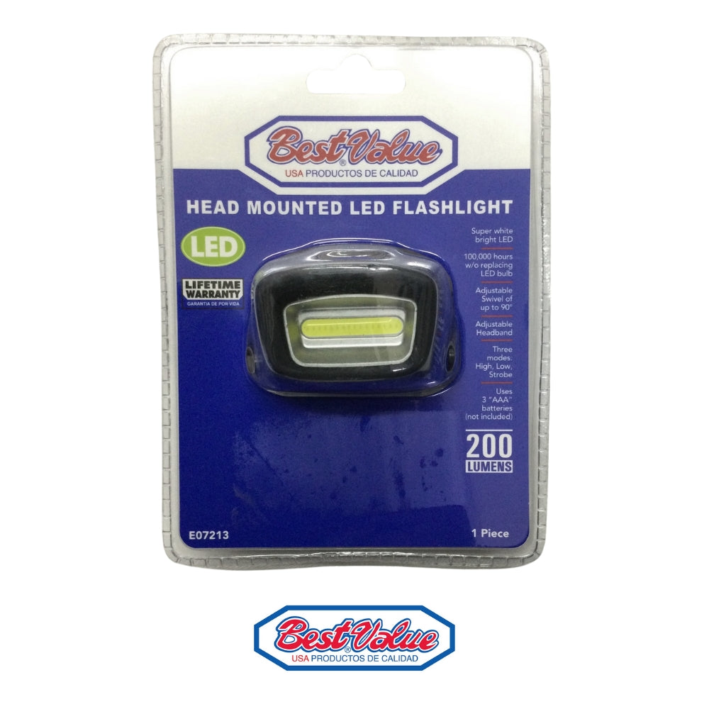 LINTERNA PARA CABEZA LED 3W BEST VALUE