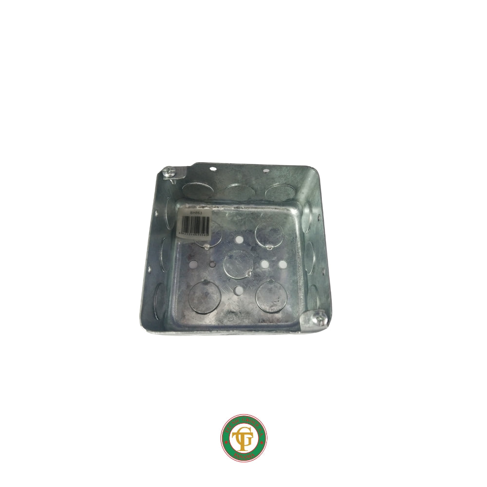 CAJILLA CUADRADA 4 X 4 IN X 2-1/8 IN KO 1/2 IN