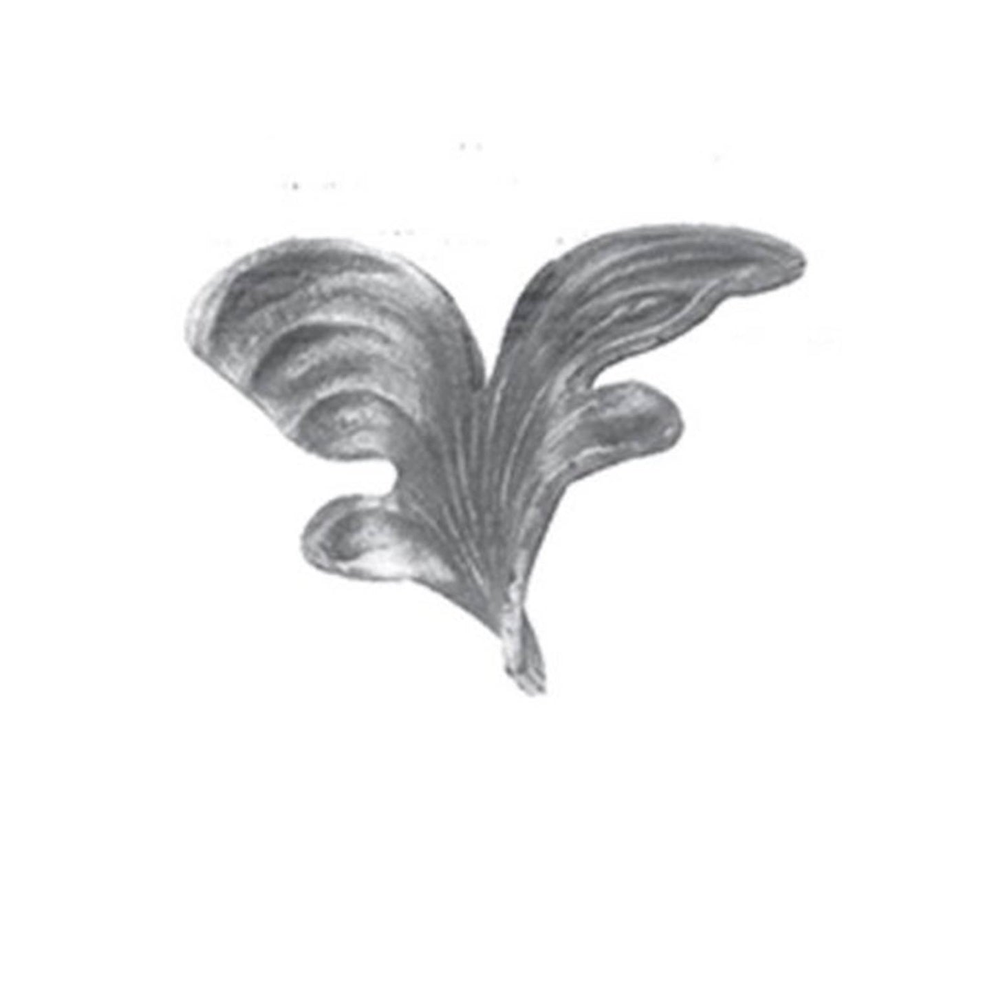 PETALO DE HIERRO FORJADO DERECHO 4X70X60mm - 136/3