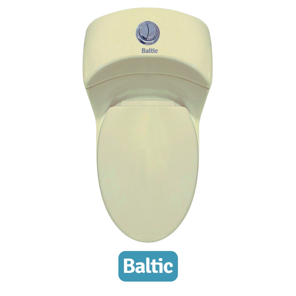 INODORO UNA PIEZA ELONGADO COLOR BEIGE BALTIC SR-1002