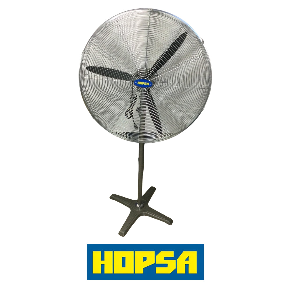 VENTILADOR DE PEDESTAL 30 PULGADAS 330 m3/min (11647 CFM) PLATEADO DF7