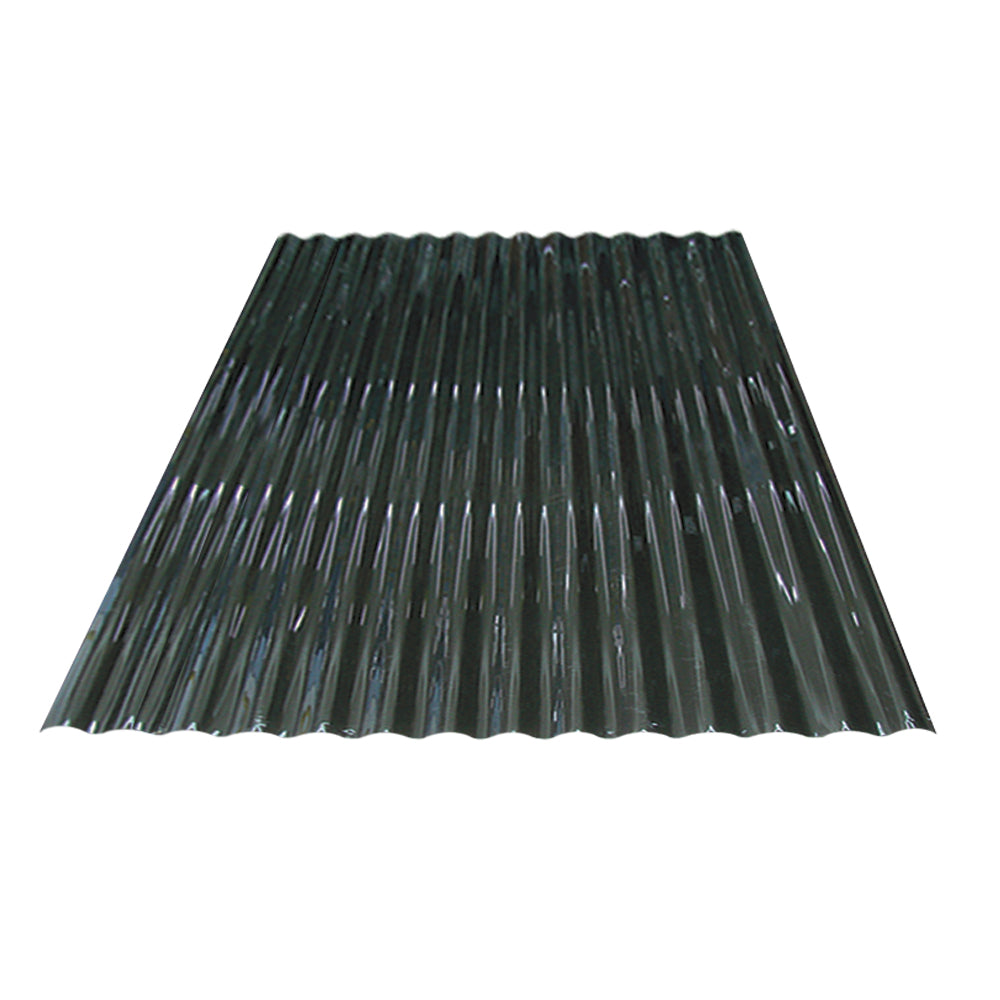 LAMINA DE POLICARBONATO AHUMADA PARA TECHO CORRUGACION CORRIENTE 1.26M X 2.44M (49 PULGADAS X 8 PIES) PALRAM
