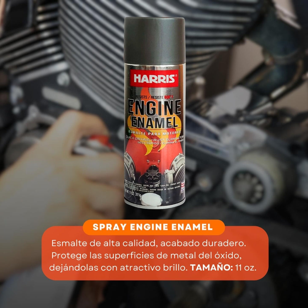 PINTURA DE SPRAY CAST IRON GRAY 11OZ 38092 HARRIS LANCO