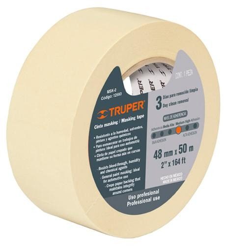 MASKING TAPE 1 1/2 PULGADAS X 50 METROS TRUPER