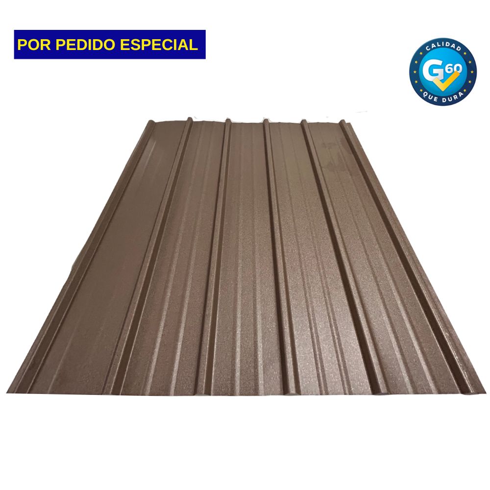 LAMINA DE ZINC CANAL ANCHO F2 GRAFITO MATE CALIBRE 26 (MTS)