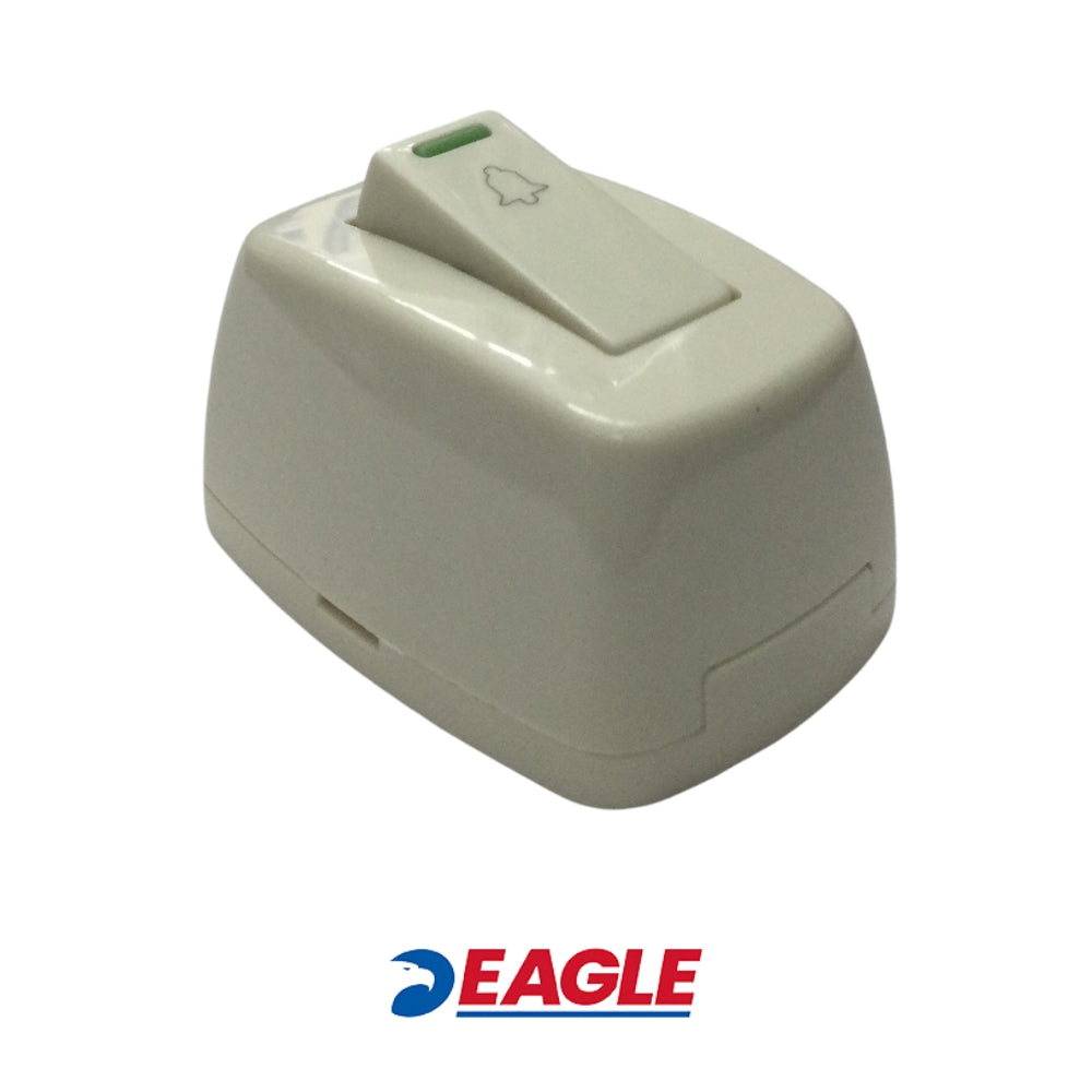BOTON PARA TIMBRE SUPERFICIAL 10A/125V IVORY