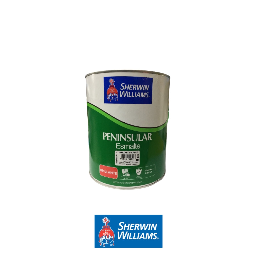PINTURA ESMALTE BRILLANTE BLANCO GL K58WSA1-1 SHERWIN WILLIAMS