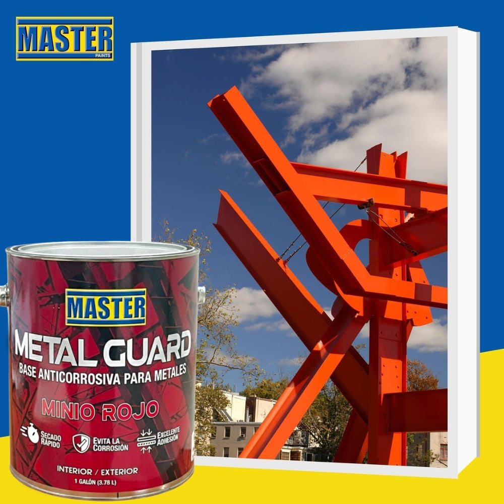 BASE ANTICORROSIVA METAL GUARD PRIMER ROJO OXIDO GALON PCR1505 MASTER