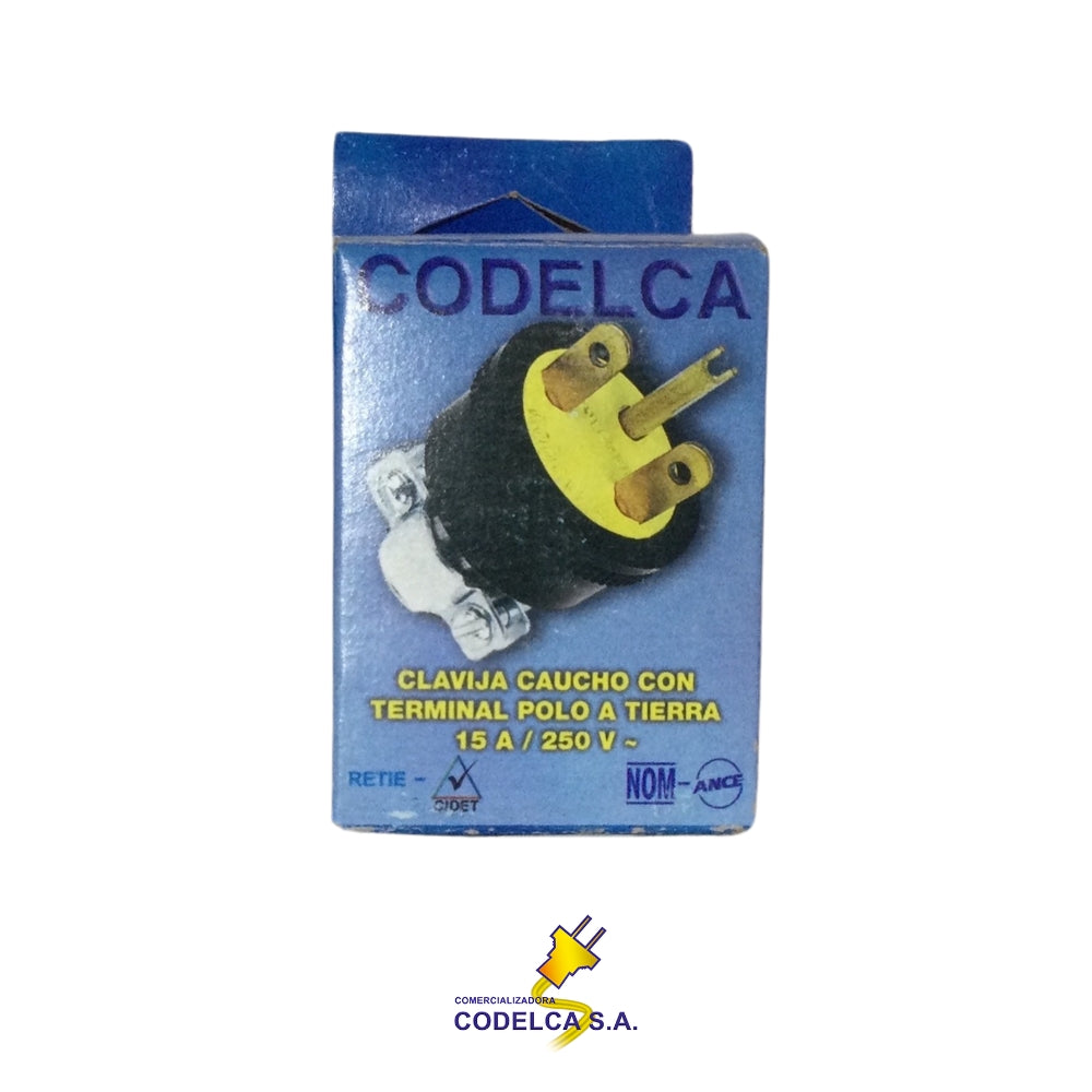 ENCHUFE MACHO 15A/250V NEMA 6-15P