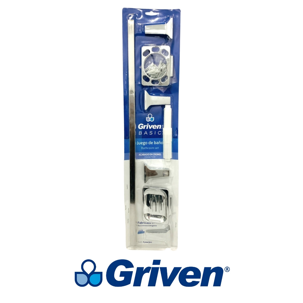 JUEGO DE BAÑO GRIVEN GVB-SH8001E