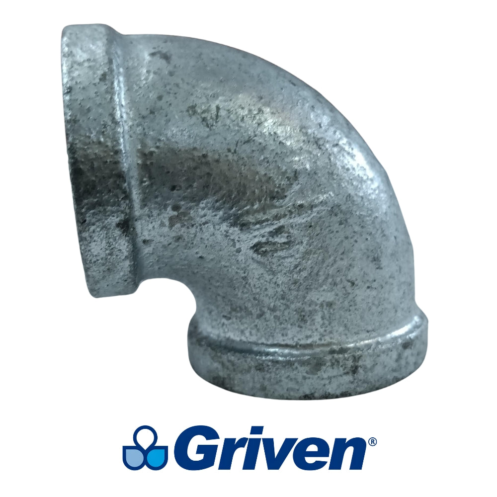 CODO GALVANIZADO DE 1/2 IN X 90 GRADOS PARA TUBERÍAS