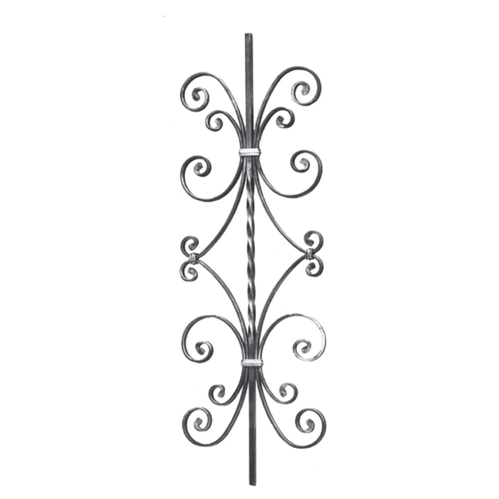 PANEL DE HIERRO FORJADO 12X12X300X900mm - 51/3