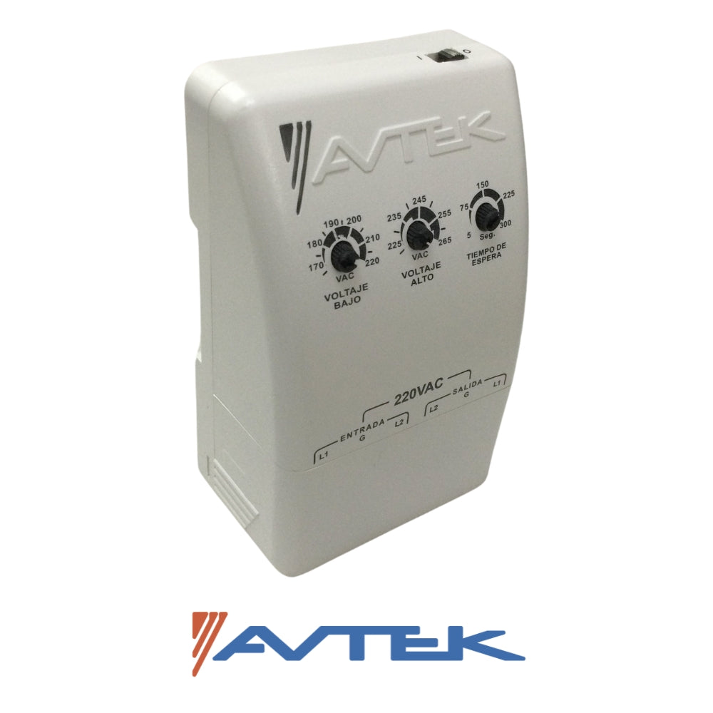 PROTECTOR DE VOLTAJE PARA AIRE ACONDICIONADO 48000 BTU y MOTOR 4HP 220V AVTEK