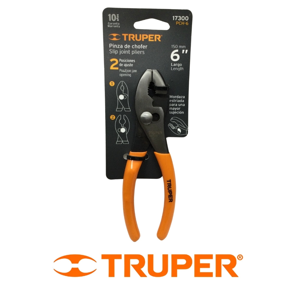 PINZA CHOFER 6 PULGADAS CON MANGO DE VINIL