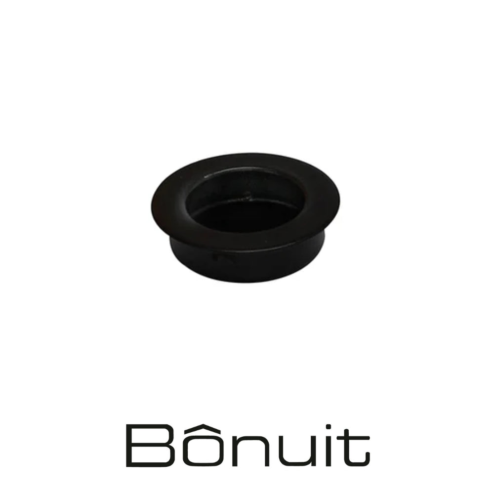 BOTON DE INCRUSTA R407 EN ACERO 201 TALA 35 NEGRO