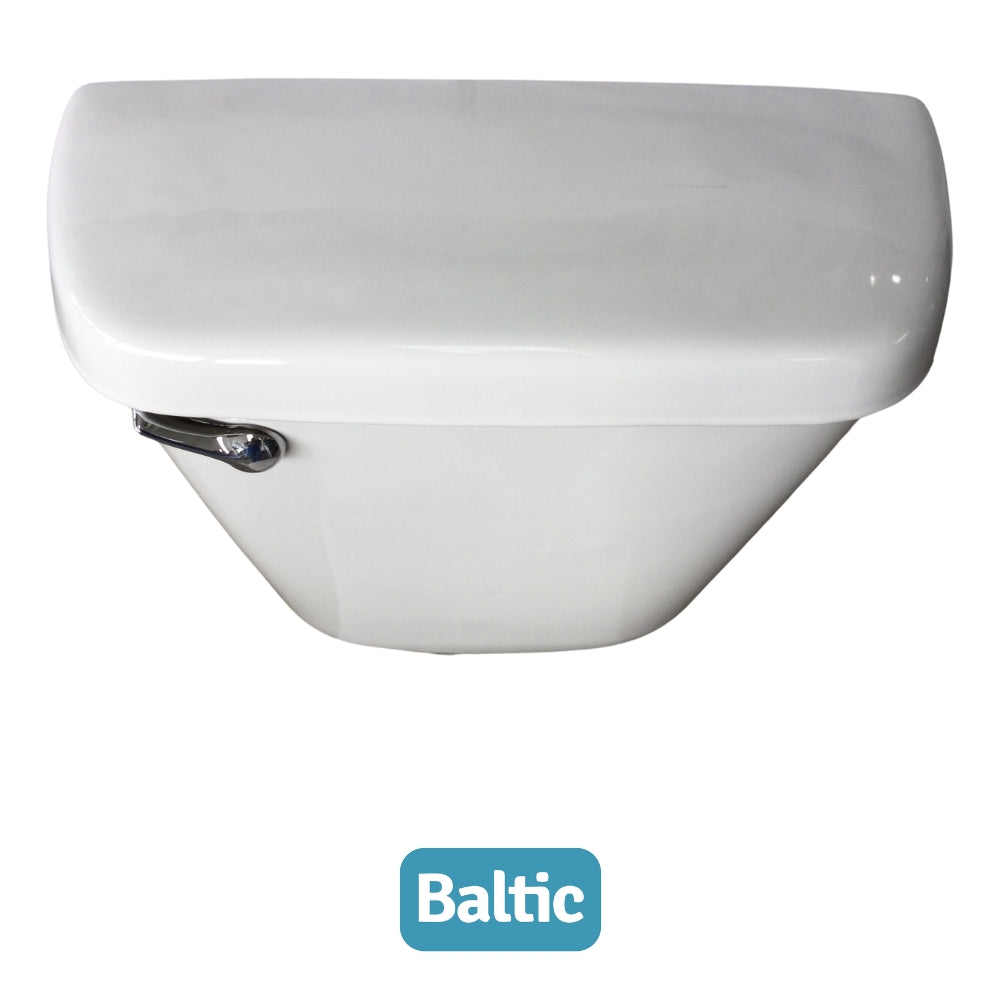INODORO DOS PIEZAS ELONGADO COLOR BLANCO BALTIC SR-739A
