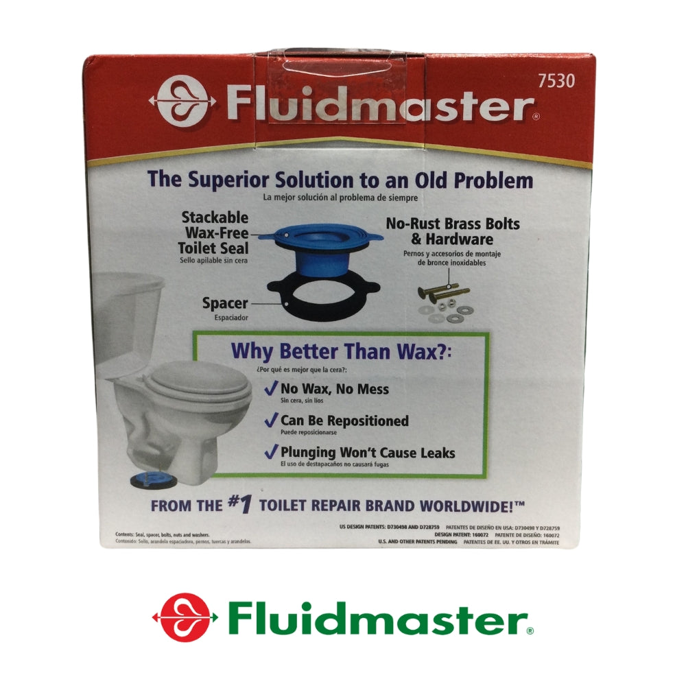 ARO DE CERA DE CAUCHO CON TORNILLOS FLUIDMASTER