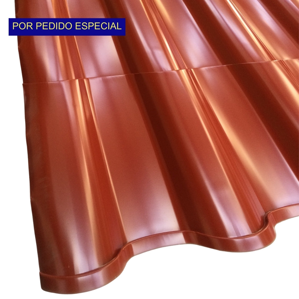 TEJA METALICA 12 GRADAS (15.062 PIES) ROJA TEJAGALA