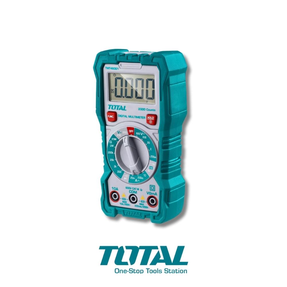 MULTIMETRO DIGITAL TOTAL 1999 COUNTS 600V TMT46001