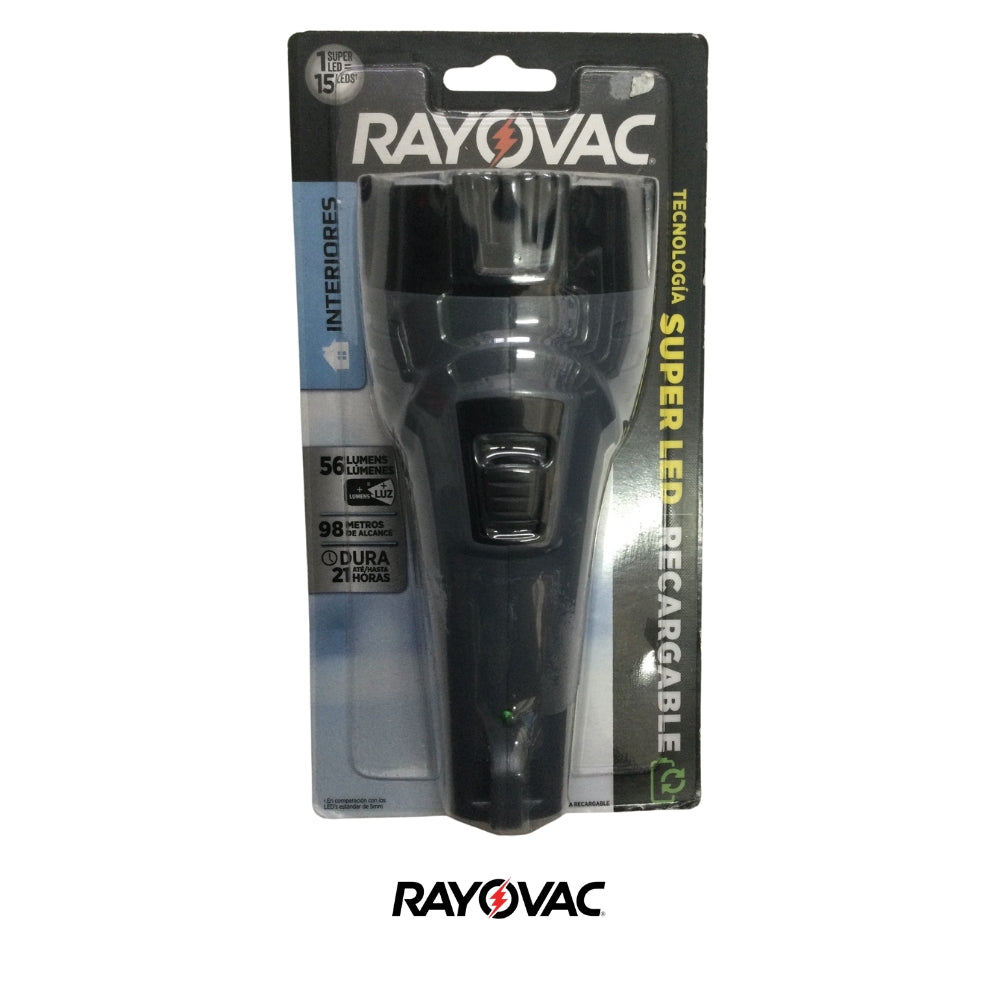LINTERNA SUPER LED RECARGABLE 1W RAYOVAC