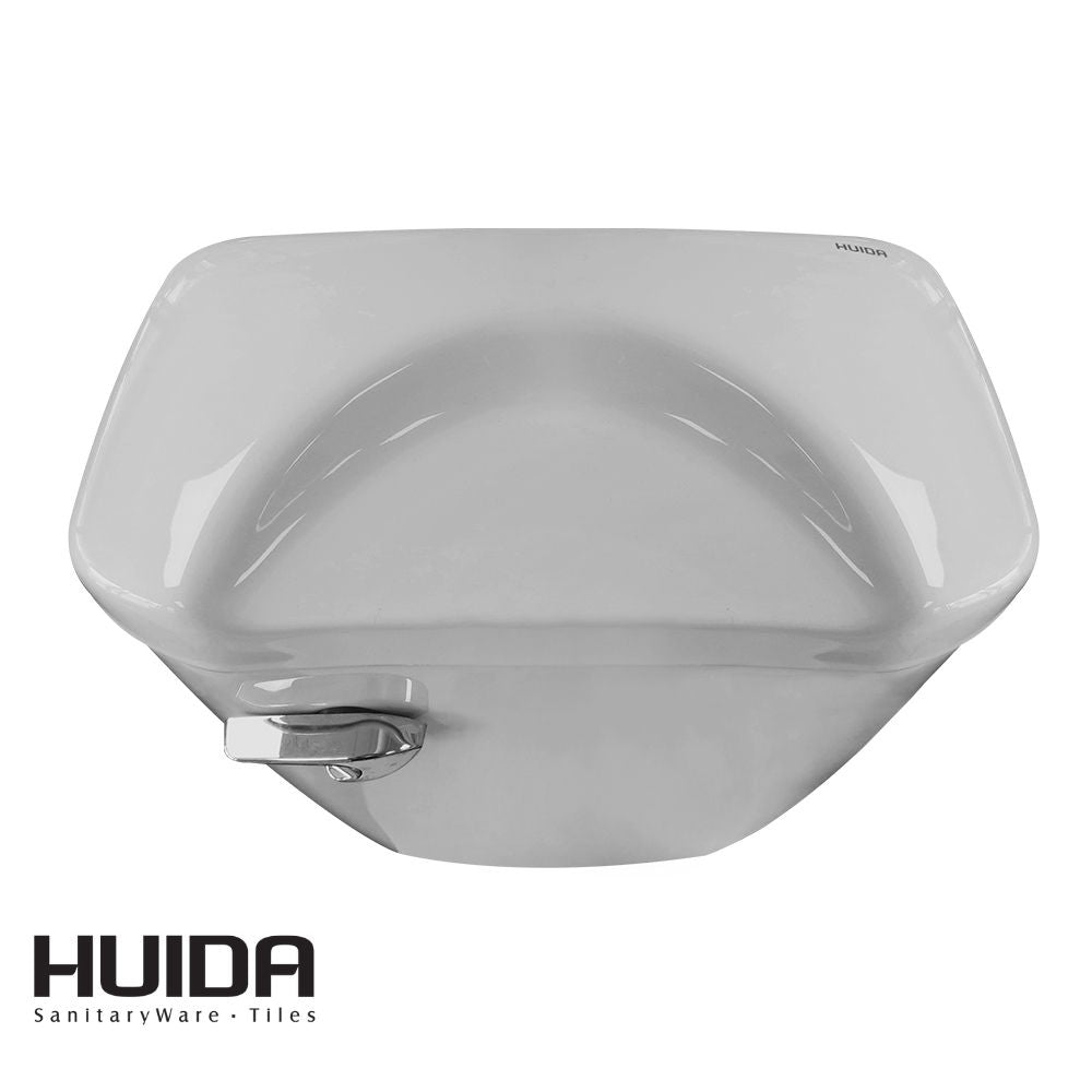INODORO DOS PIEZAS ELONGADO COLOR GRIS HUIDA